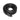 A black air tube with connectors at both ends, coiled and extended, against a white background.